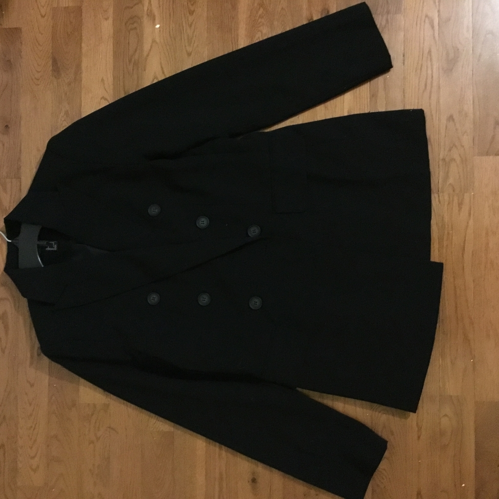 Forever 21 Black Button Up Blazer small - Picture 1 of 2